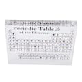 Miniatyrbillede 7 af 8: Periodisk system Sort Akryl Kemiske Grundstoffer Alfabetet Periodisk system Undervisning Display Hjemindretning S