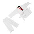 Miniatyrbillede 5 af 8: Børne Hvid Taekwondo Uniform TKD Dragter Tøj WTF Karate Judo Taekwondo Dobok Tøj