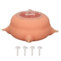 Miniatyrbillede 1 af 8: Hvalpemælkefodringskål 200ml Simuleret Hvalpeplejestation Nippelmater med sugekopper til flere hvalpe Rosa