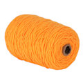 Miniatyrbild 7 av 8: Tuftgarn Orange 400m Lång 0,5cm Bred Krympresistent Bomull Polyester Mattstickgarn för Hantverk DIY Vävning