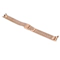 Miniatyrbild 8 av 8: Justerbart klockarmband som andas vikbart spänne Quick Release i rostfritt stål klockband för Mi Band 8 Rose Gold