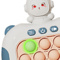 Miniatyrbillede 8 af 8: Quick Push Bubbles Legetøj Pædagogisk Dekompression Lys Op Pop Puslespil Legetøj til Voksne Børn Ældre Mørk Himmelblå