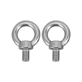 Miniatyrbillede 1 af 8: 2 stk rustfrit stål løfteøje bolt Heavy Duty Marine Grade Ring Skruer BoltsM20