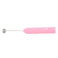 Miniatyrbild 7 av 8: Liten hushållsäggvisp Mini multifunktionell mixer Handhållen elektrisk omrörare Skummaskin Visp Sladdlös Mjölk Kaffeskummare Rosa