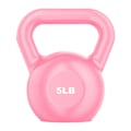 Miniatyrbillede 1 af 8: PE Kettlebell vægt til mænd kvinder til træning Styrketræning Funktionel kondition Plyometrics Rosa 5LB