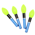 Miniatyrbillede 4 af 8: 4 stk Bobber Light Glow Sticks Genanvendelig Glødepære Type Elektronisk Fiskeflodder Light Stick til Natfiskeri Grøn