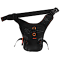 Miniatyrbillede 1 af 8: Slingtaske Multifunktionel Mænd Fanny Pack Nylon Sort Midjebælte Bærepose til Rejser Camping Træning Gåture