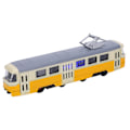 Miniatyrbillede 5 af 8: 1:90 Kid Træk Tilbage Legetøjsbil Børn Legering Simuleringsbilmodel Dekoration med Lydlys (Gul)