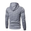 Miniatyrbilde 2 av 3: Grå hettegenser for menn - Tracksuit topp