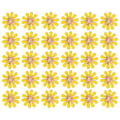 Miniatyrbillede 1 af 8: 30 stk. Rhinestone Applikationer Solsikke Sommerfugl DIY Hårpynt Legeringstilbehør 1,8 cm/0,7 tommer Gul Daisy