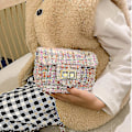Miniatyrbilde 3 av 5: Luksuriøs Ull Clutch i Mini Størrelse, Blå