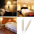 Miniatyrbild 6 av 8: 2st r7s 10W 120 LED-lampa, dubbelsidigt byte av halogenlampa AC85-265V (varm vit)