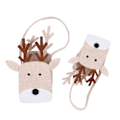 Miniatyrbilde 3 av 8: 2 stk julegodteriposer DIY Xmas Cookie-tema Gaveposer for gaver