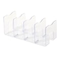 Miniatyrbilde 4 av 8: Akryl Skrivebordsopprydding Modern Minimalistisk Stil Plassbesparende Klar Akryl Skrivebordsbokhylle for Hjem Innendørs