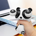 Miniatyrbilde 6 av 8: Stressavlastende Hånd Fidget Sensorisk Leke Sød Holdbar Varig Pop Out Øyne Klem Leke for Barn Voksne Panda