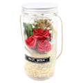 Miniatyrbillede 2 af 8: Håndlavet sæbeblomstbuket LED-lysstreng i flaske med ophængningsreb til Valentinsdag Bryllupsdag Fødselsdagsgave