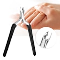 Miniatyrbillede 4 af 8: Rustfrit Stål Neglebånds Nipper Cutter Neglebånds Remover Neglemanikyr Værktøj Sort