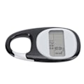 Miniatyrbillede 3 af 8: Walking Stegrækker Multifunktionel Memory Clip On Trin Tæller til Rejser Bjergbestigning Sport Sort
