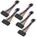 Miniatyrbillede 6 af 8: 5 stk. Strømkabeladapter ATX 24pin til 12pin Ledningskonverter 15cm PVC Kobber til Stationær Computer