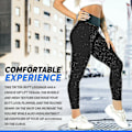 Miniatyrbilde 2 av 4: TikTok Yoga Leggings for Kvinner - Treningsbukser med Anti-Cellulitt og Butt Lift - Svart