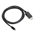 Miniatyrbilde 4 av 8: Mini DP til DP-kabel Svart ABS-plugg for OS X datamaskinnettverkskonverter 4K ved 60Hz 3 meter