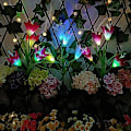 Miniatyrbild 4 av 5: Solcellsdriven LED-blomlampa för vacker innergårdsinredning