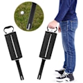 Miniatyrbild 3 av 8: Bärbar golfbollsplockare Plock-up-väska Ficka Scooping Device Förvaringsväska (svart)