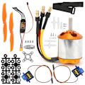Miniatyrbild 5 av 8: 2217 KV1100 Motor 1060 Propeller 9G Servo 40A XT60 ESC Kit för Fjärrkontroll Helikopter