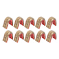 Miniatyrbilde 2 av 8: 10 stk. Bueskyting Buestreng Nock Messing Nocking Spenne Clip Jakt Bowstring Tilbehør
