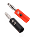 Miniatyrbillede 3 af 8: 10 ST U56 4 mm banan stik DIY-kabelforbindelser Adaptere til elektrisk testning Rød Sort GulGrøn Blå