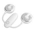 Miniatyrbillede 7 af 8: F38 Dobbelt-Hoved Multi-Funktions Ventilator Udendørs USB Opladning Foldbar Talje Mini Ventilator til Udendørs Brug