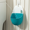 Miniatyrbild 5 av 8: Babyurinal Lättviktsbärbar hopfällbar Praktisk kapacitet PP TPR Tecknad serie potträningsurinal för pojkar Grön dinosaurie (med krokar vattenpluggar)