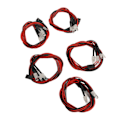 Pikkukuva 7 / 8: 5 kpl RC-auton LED-valot Universaali Korkea kirkkaus 2 valkoista valoa 5 mm lamput 2 punaista valoa 3 mm lamput 4 LED RC-valosarja