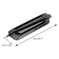Miniatyrbilde 4 av 8: 2 stk Bil Side Luftinntak Grill Ventilasjonsnett Dekk Dekorativ Klistremerke Universal Karbonfiber