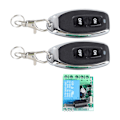 Miniatyrbilde 4 av 8: Relémottaker RF-sender DC 12V 1-kanals trådløs fjernkontroll Switch-mottaker for dørlåsløs