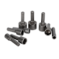 Miniatyrbillede 8 af 8: 9 stk Socket Bits 1/4in Hex Skaft Krom Vanadium Stål Skruetrækker Sokkel med Opbevaringsholder