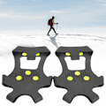 Pikkukuva 6 / 8: 1 pari Universal 10 piikkiä Anti-Slip Jääkynnet Maastokengät Piikit Crampons Vaellukseen ja Kiipeilyyn M:36-38