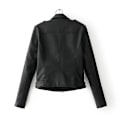 Miniatyrbillede 2 af 3: Sort 2XL Dame Bikerjakke
