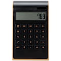 Pikkukuva 1 / 8: Kannettava 10-numeroinen laskinkone Ultrathin Solar Powered Laskinkone Kotitoimisto Business LCD-näyttö Musta