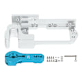 Miniatyrbillede 1 af 8: RC Servo Monteringssupport med 25T Arm Aluminiumlegering Anti Deformation Universal til Quadcopter Drone Blå