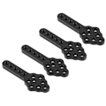 Miniatyrbilde 2 av 8: 4 stk/sett RC Bil Dempere Monteringsbrakett Justerbar Høyde for 1/10 Crawler (svart)