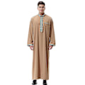 Miniatyrbild 1 av 4: Islamisk herr lång kappa Dubai Thobe Kaftan kläder - Kamel