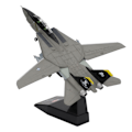 Miniatyrbillede 4 af 8: 1:100 Jagerfly Model Legering Simulering Klar Udskrivning Perfekte Graverede Linjer Jagerfly Model med Stabil Base