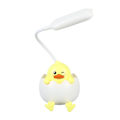 Miniatyrbillede 8 af 8: LED-natlampe med penneholder Øjenbeskyttelse USB-opladning Fleksibel læselampe til soveværelse