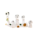 Miniatyrbillede 1 af 7: Halloween lysende træalfer harpiks havefigur mikrolandskab havearbejde dekoration pynt