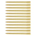 Miniatyrbilde 3 av 8: Twisted Long Candle Soy Wax Røykløs Metallic Twisted Lysestake for Bryllupsfest Gull