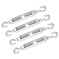 Miniatyrbillede 4 af 8: 4 stk. krog til krog spændeskruer i rustfrit stål hardware til kabeltrådspænding M6