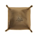 Miniatyrbilde 2 av 8: Camping Skrivebord Organizer Kvadrat Khaki Sammenleggbar Bærbar Camping Diverseboks Brett for Utendørsreiser L 30cm
