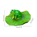 Miniatyrbillede 2 af 8: Flydende Blad Dekoration Harpiks Kunstige Blade Statue Ornament til Pool Springvand Akvarium Vand