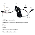 Miniatyrbilde 7 av 8: Bil 180W Strømbryter og Ledningsnettsett for LED-lysstang (#1)
